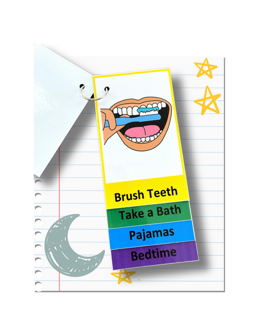 Night Time Routine Visual Aid Booklet