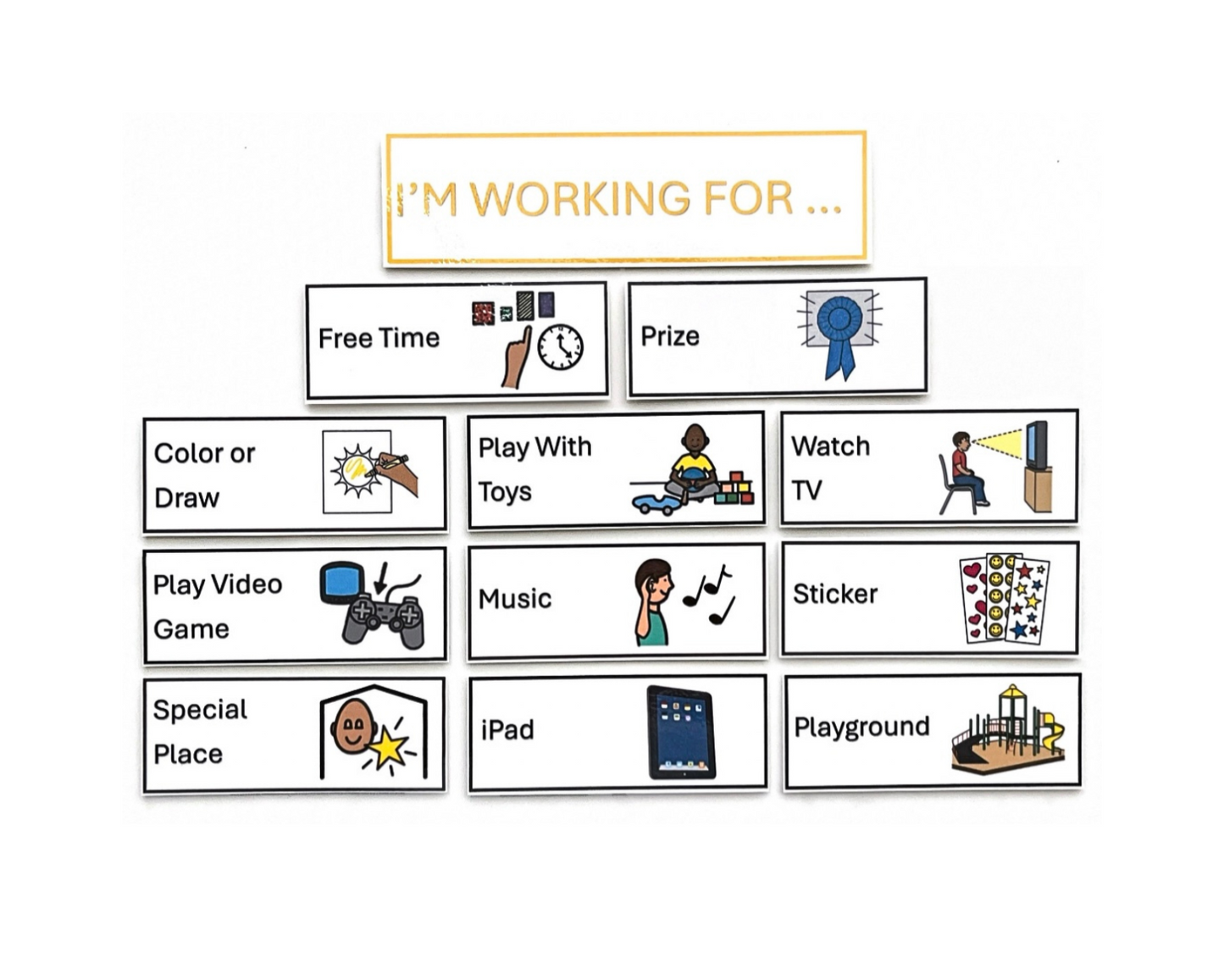 ALL-IN-ONE Chart, AM Routine, PM Routine, Chores, First & Then