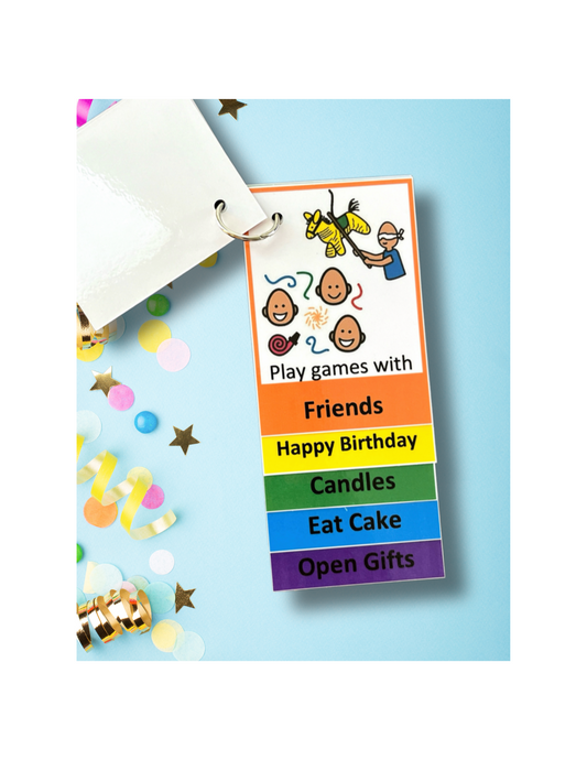 Birthday Party Visual Aid Booklet