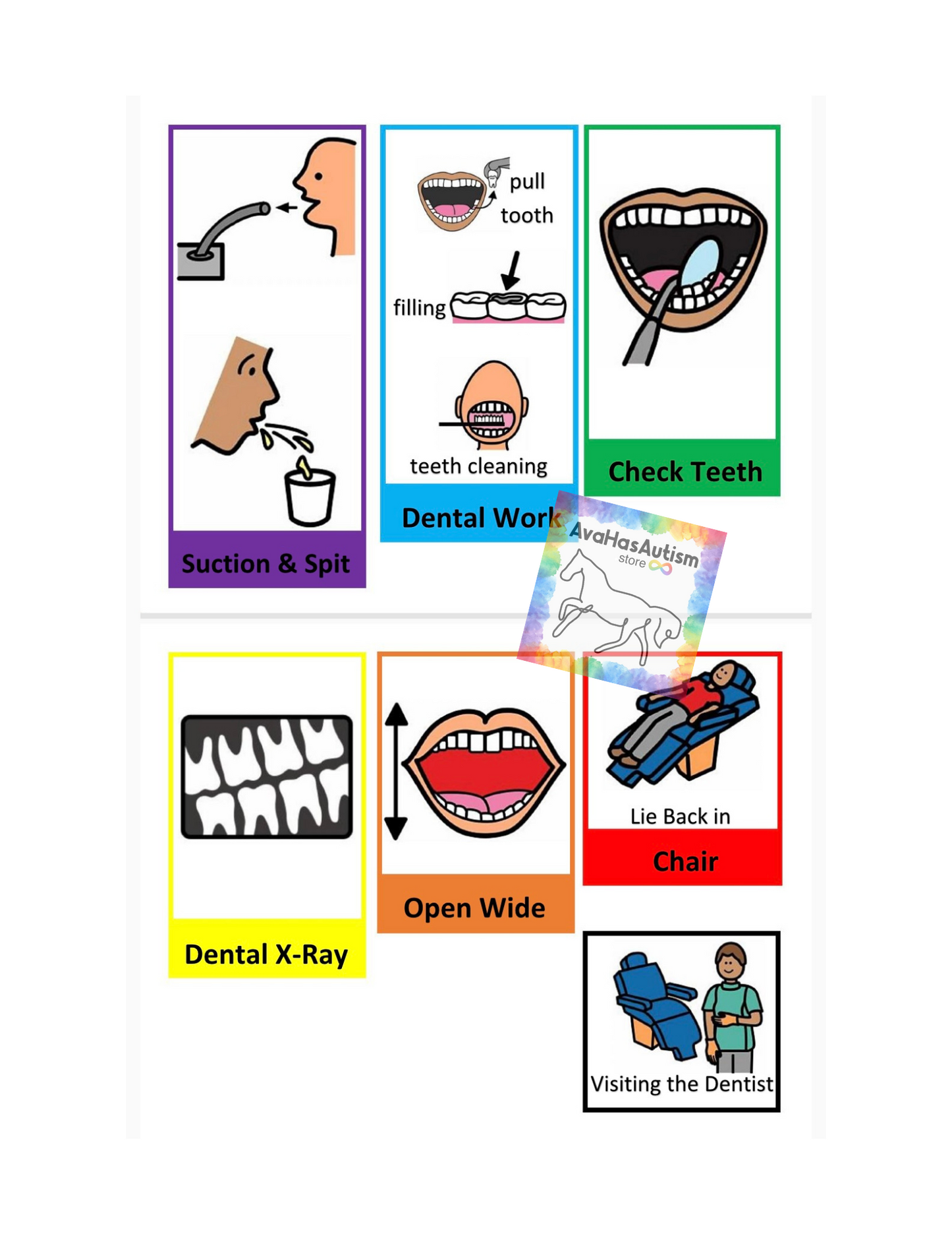 Dentist Visual Aid Booklet