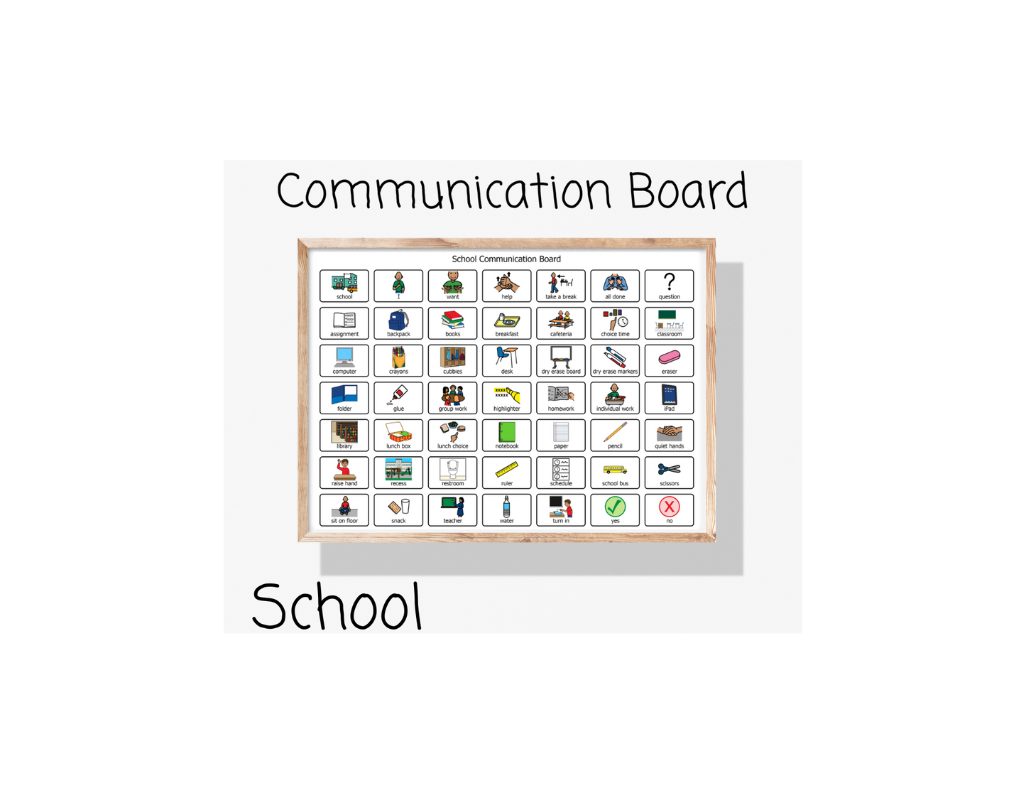 School Communication Board LG