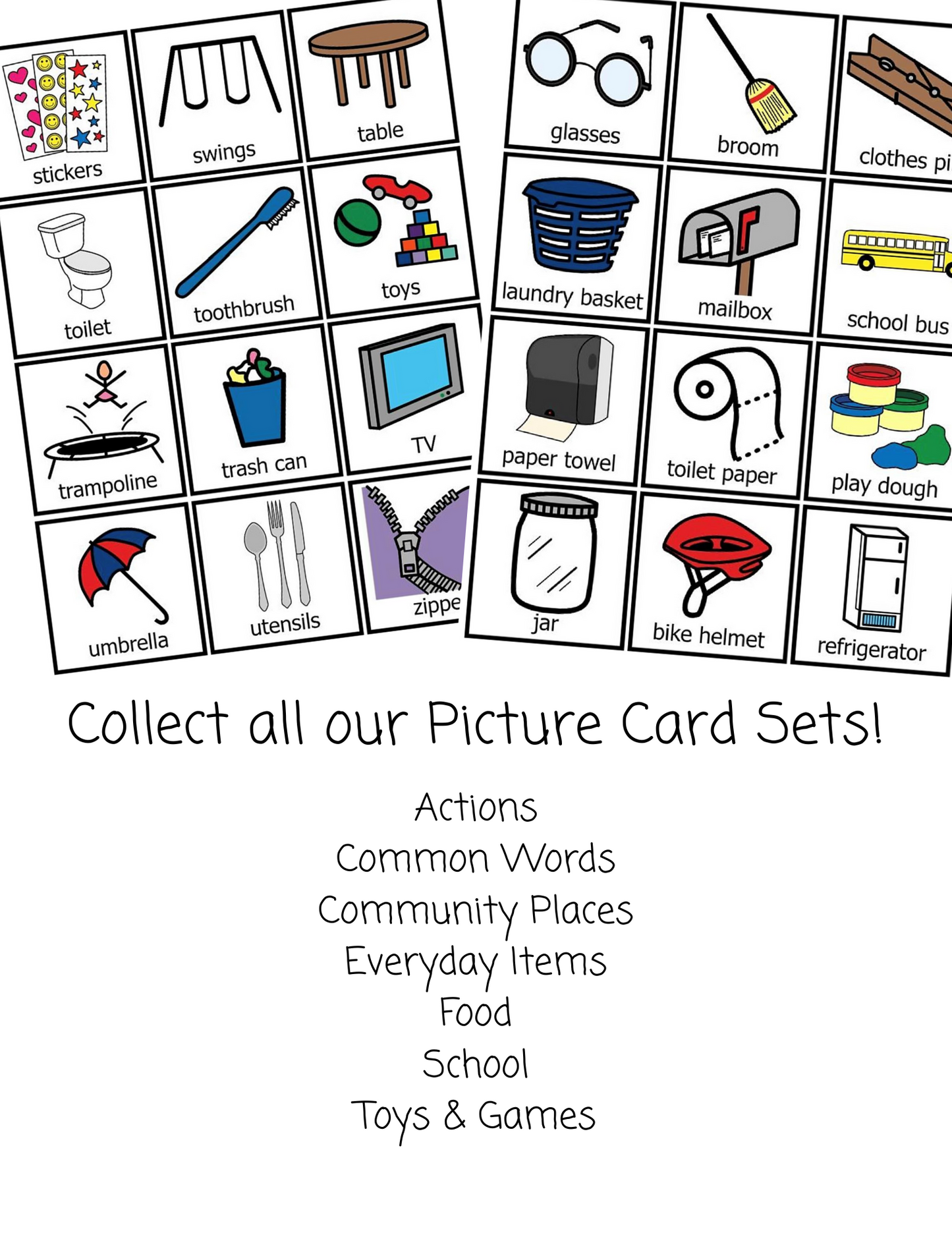 Everyday Items- picture cards, Digital Download