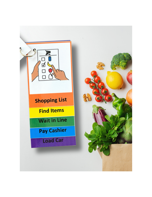 Grocery Shopping Visual Aid Booklet