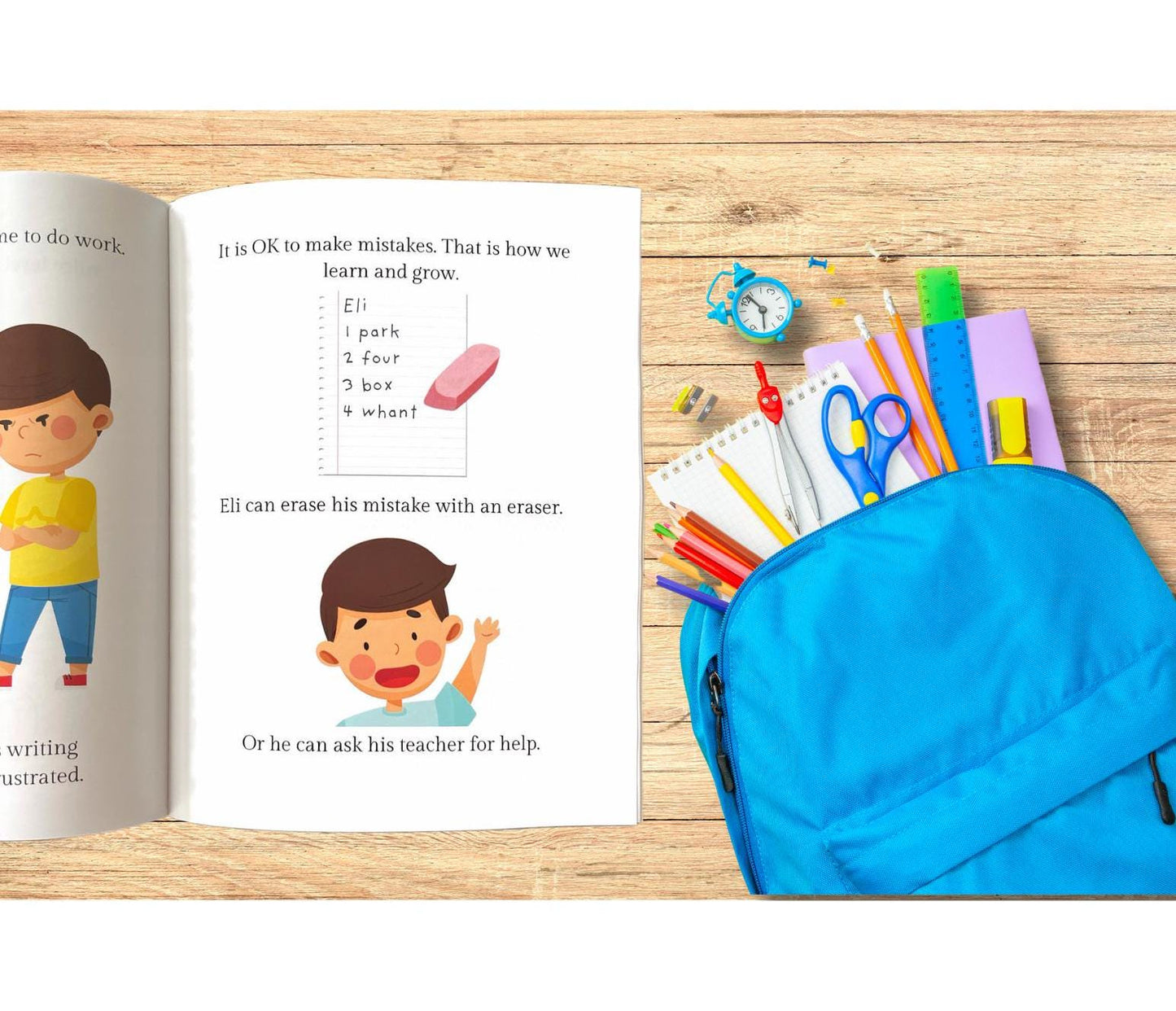 Social Story About Going to School, Children's Paperback Book