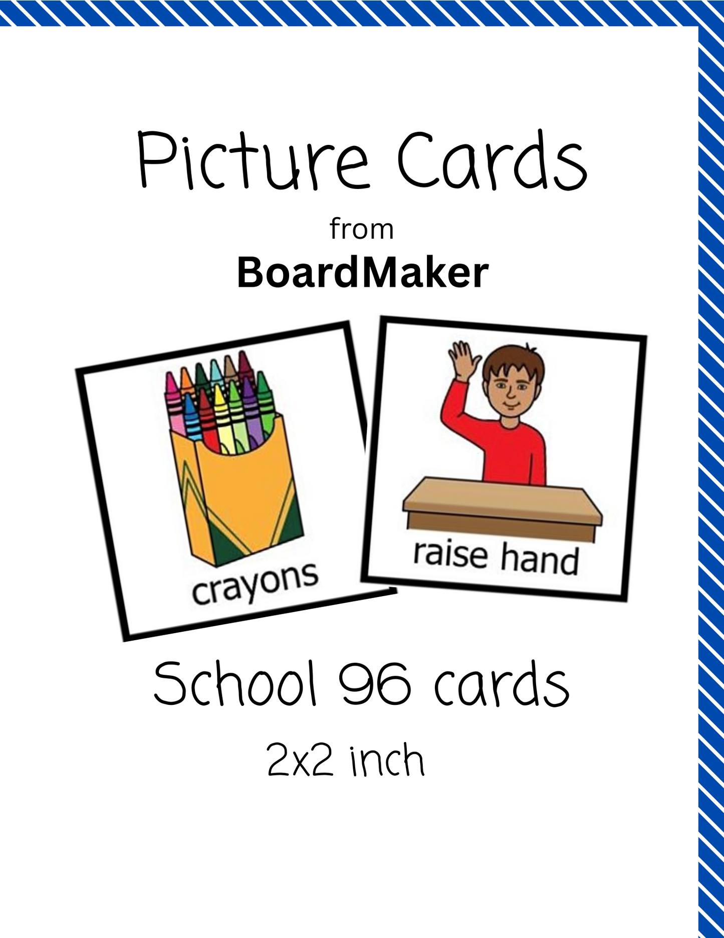 School- picture cards, Digital Download