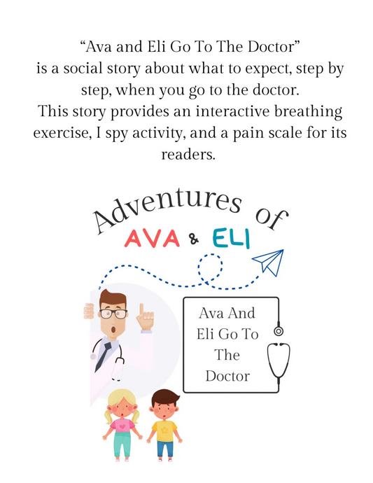 Social Story About Going to the Doctor, Children's Paperback Book