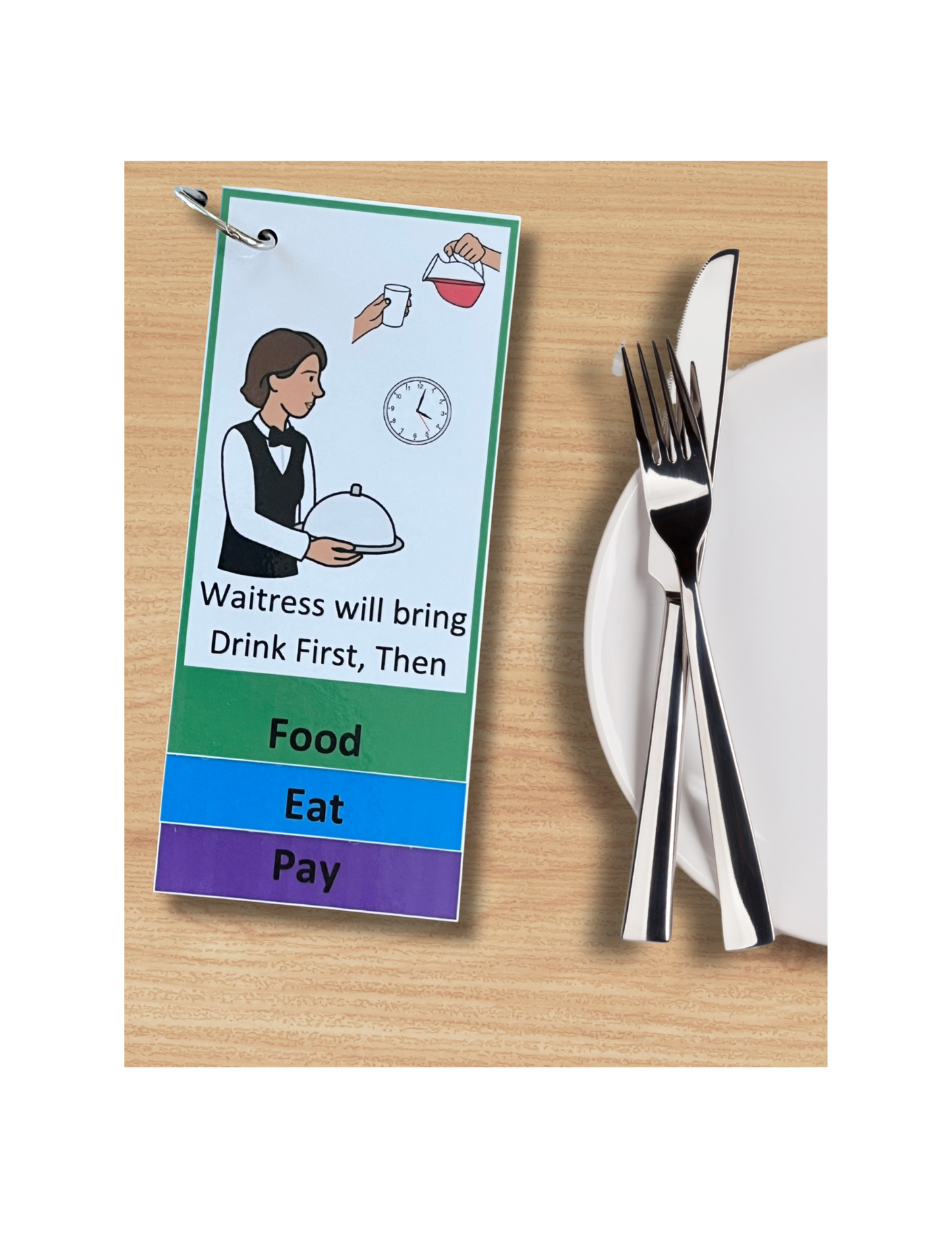 Dining Out- Restaurant Visual Aid Booklet