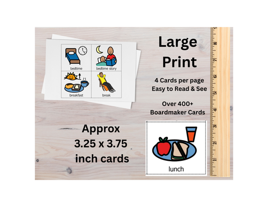 BoardMaker All-in-One 400+ Icons, Digital Download, Large Print