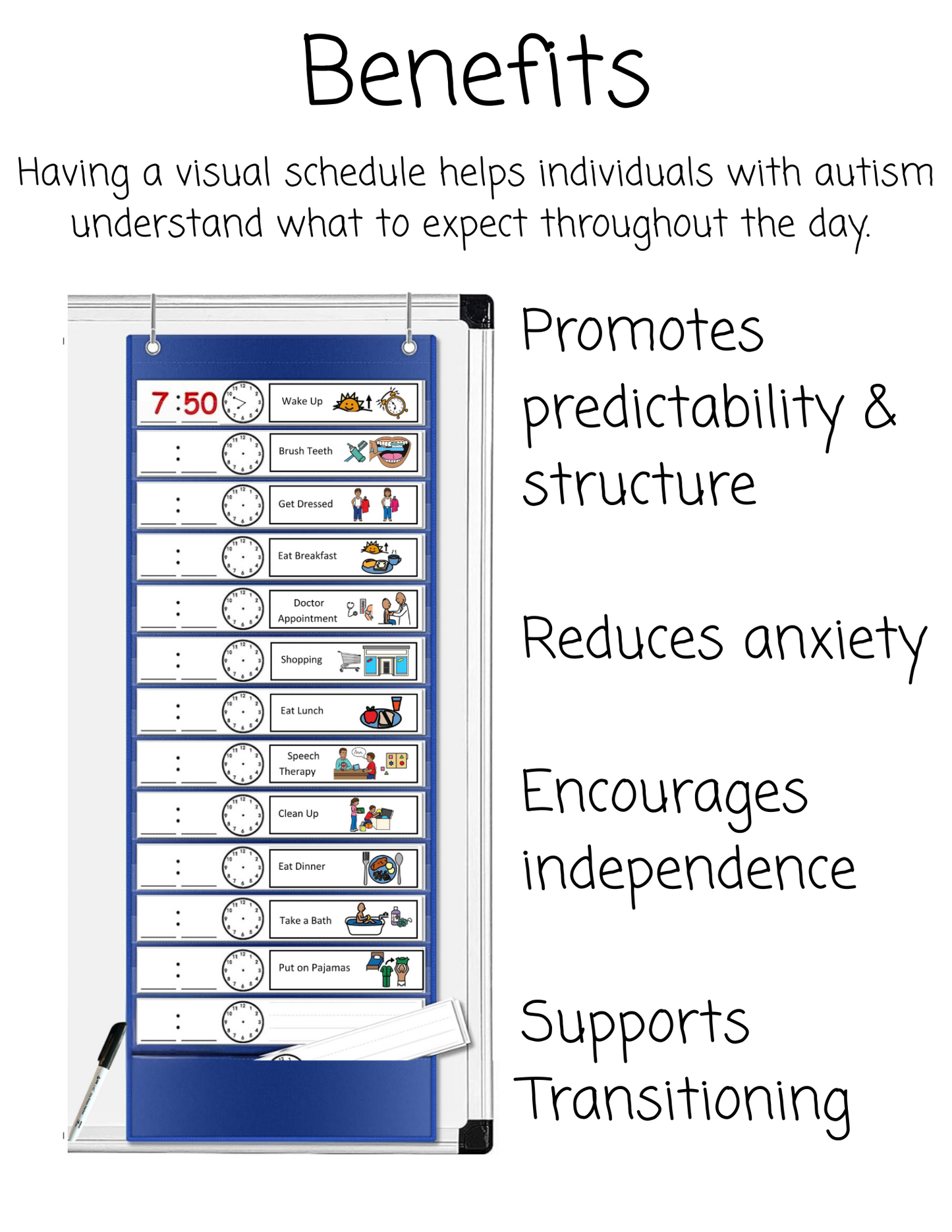Wall Pocket Schedule