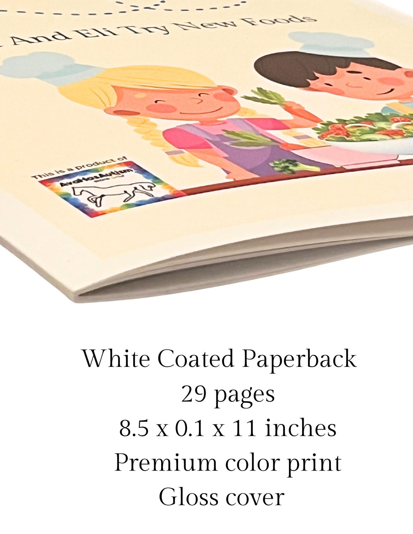 Social Story About Trying New Foods, Children's Paperback Book