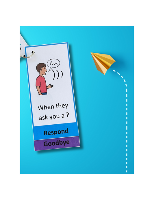 Conversation Visual Aid Booklet for Boy