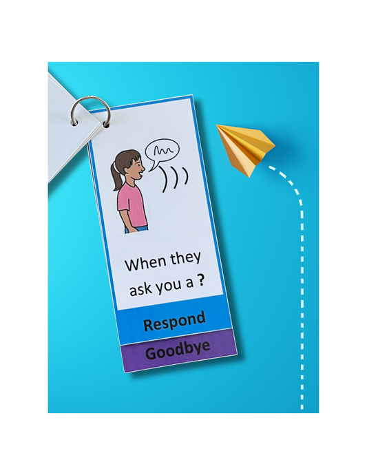 Conversation Visual Aid Booklet for Girl