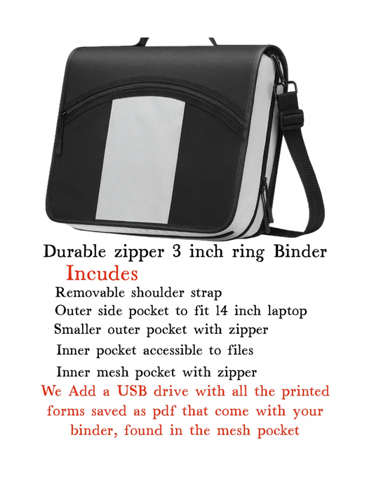 Special Needs- ALL in One- Essential Care Binder