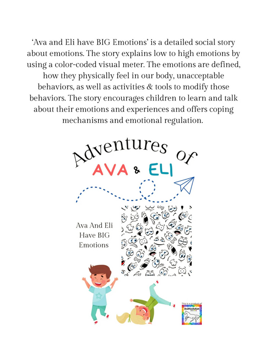 Social Story about Emotional Regulations, Children's Paperback Book