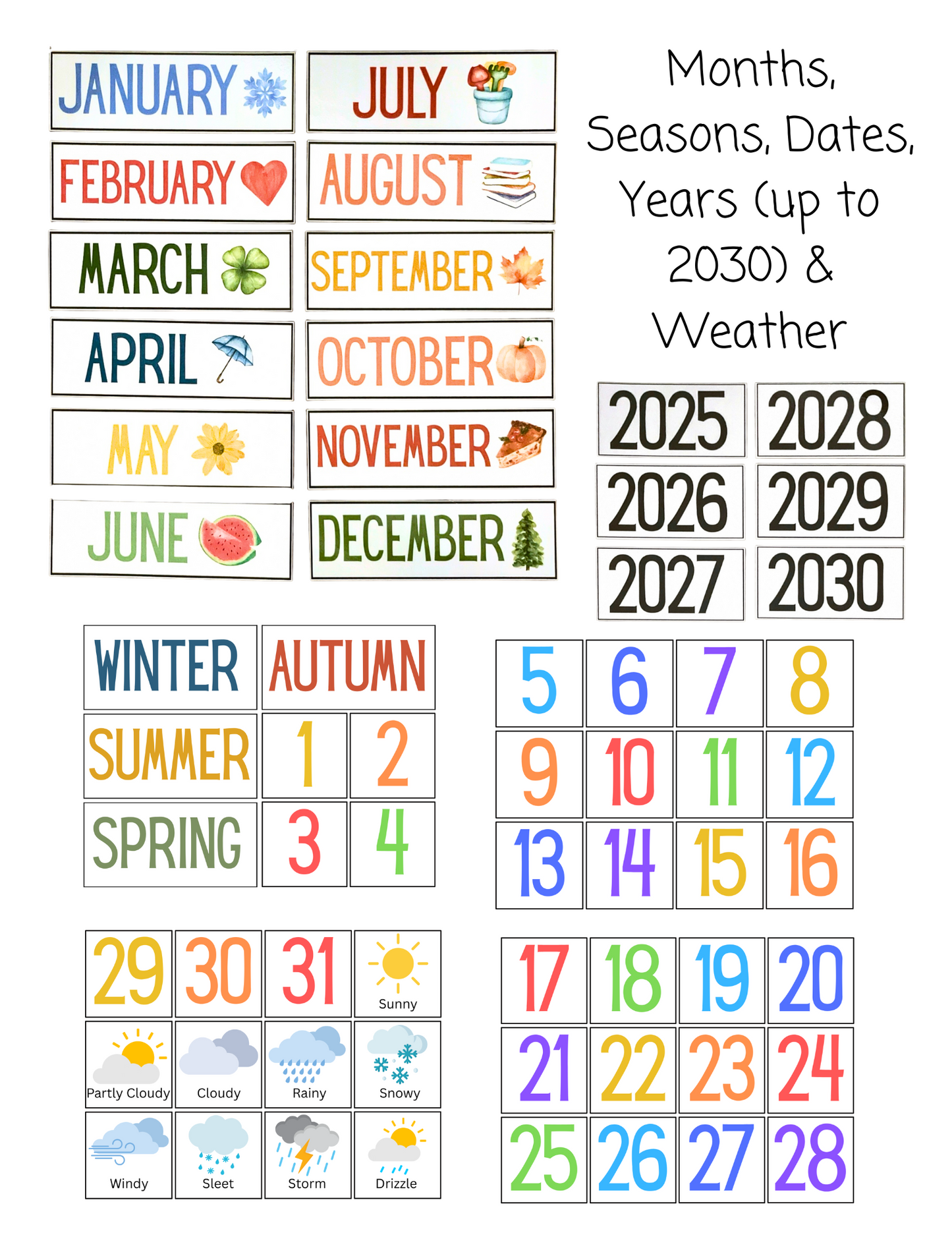 Large Wall Calendar