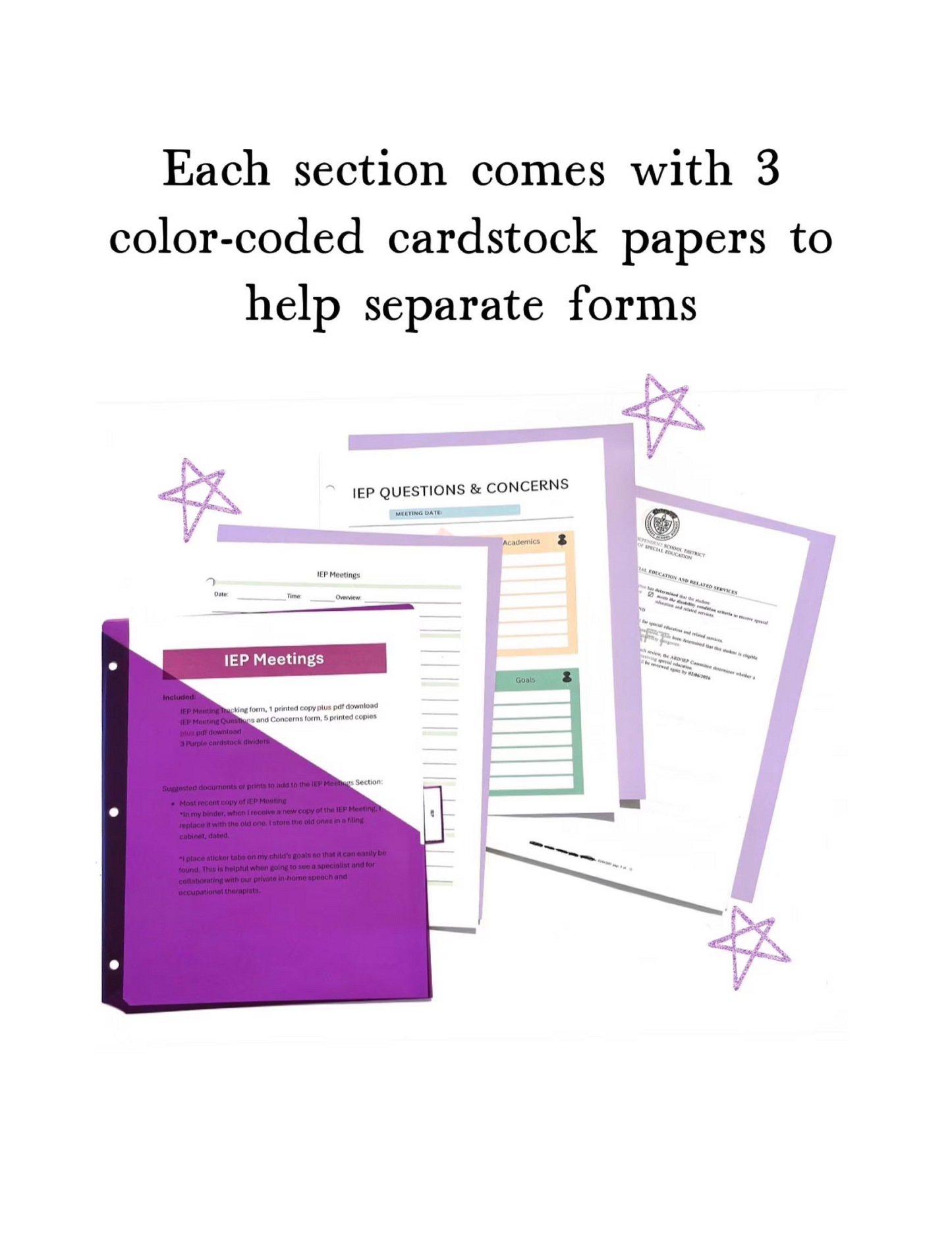Special Needs- ALL in One- Essential Care Binder