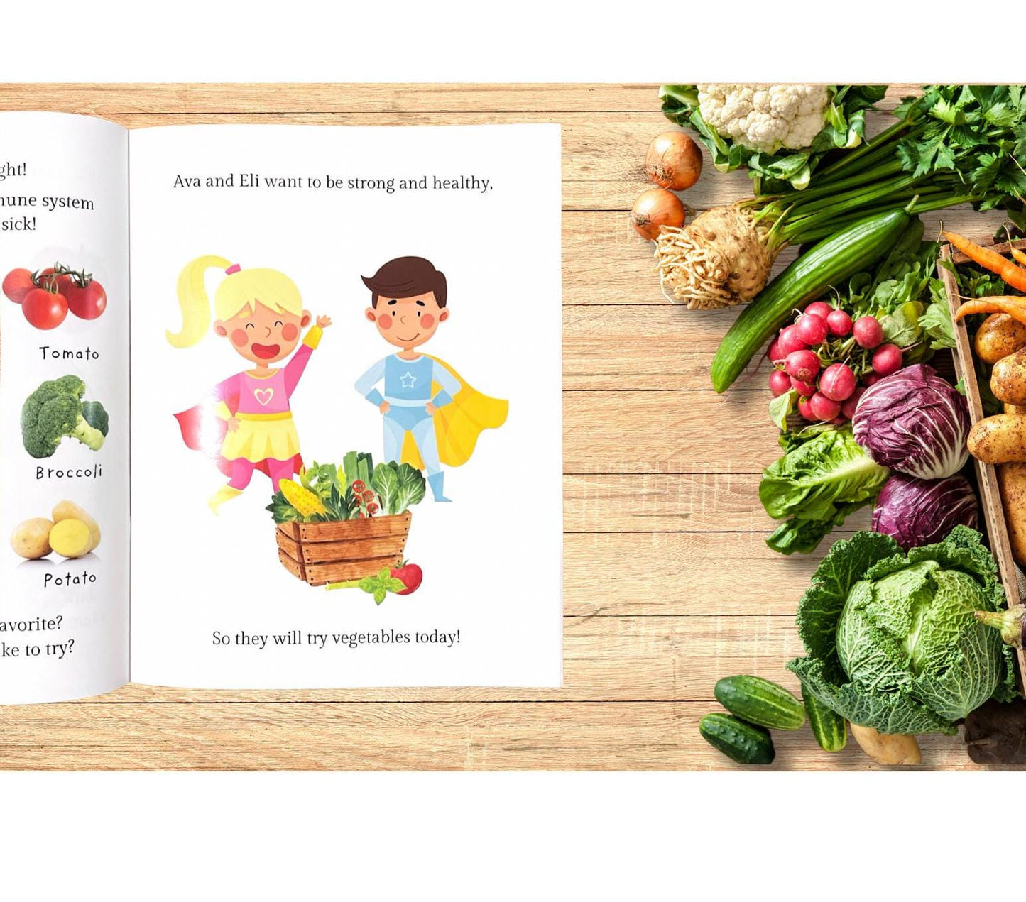 Social Story About Trying New Foods, Children's Paperback Book