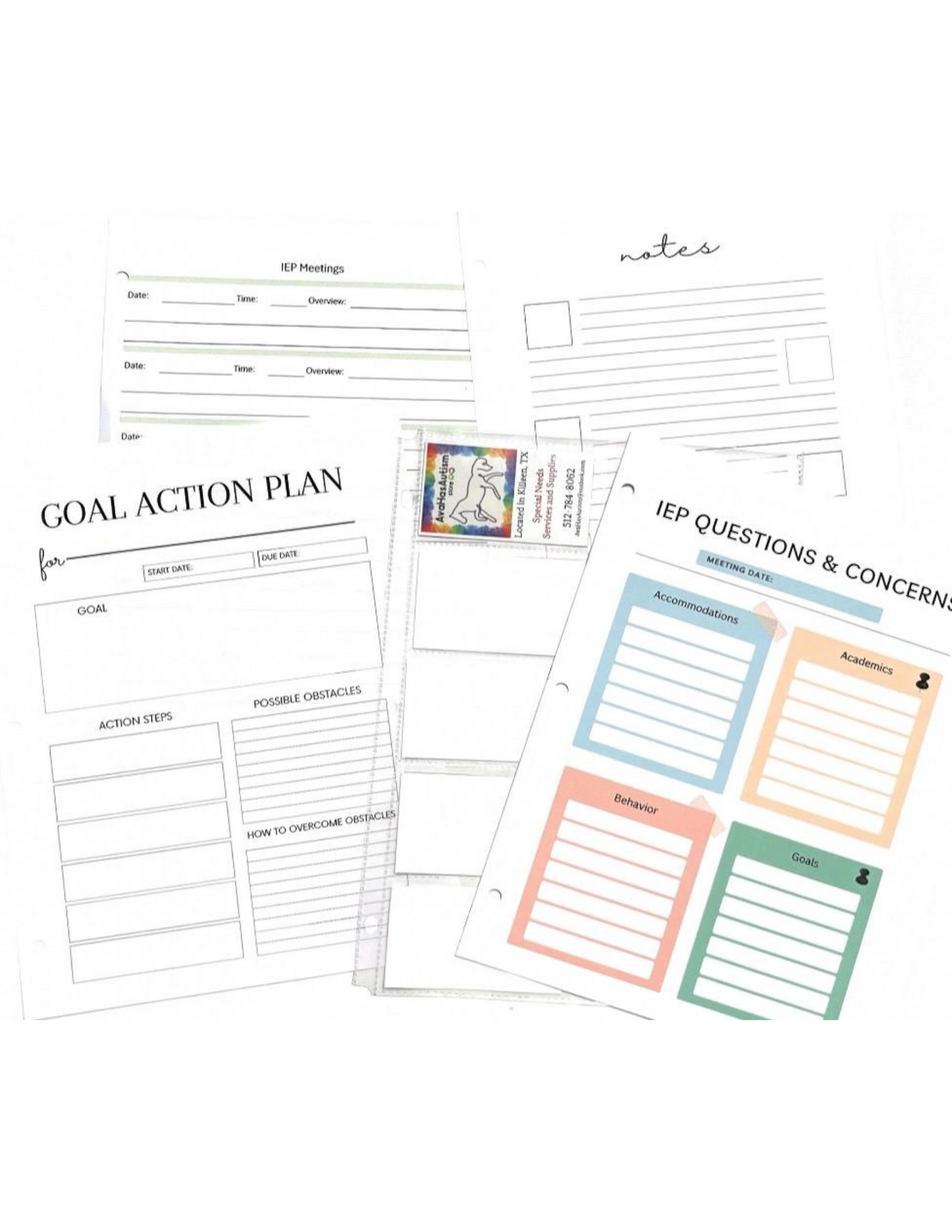 Special Needs- ALL in One- Essential Care Binder