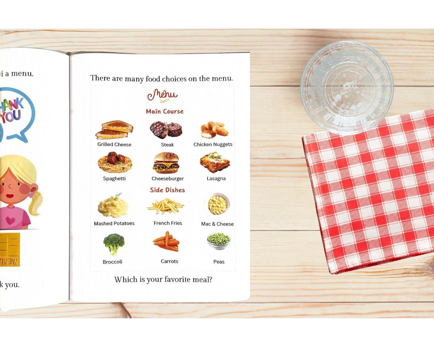 Social Story About Going to a Restaurant, Children's Paperback Book