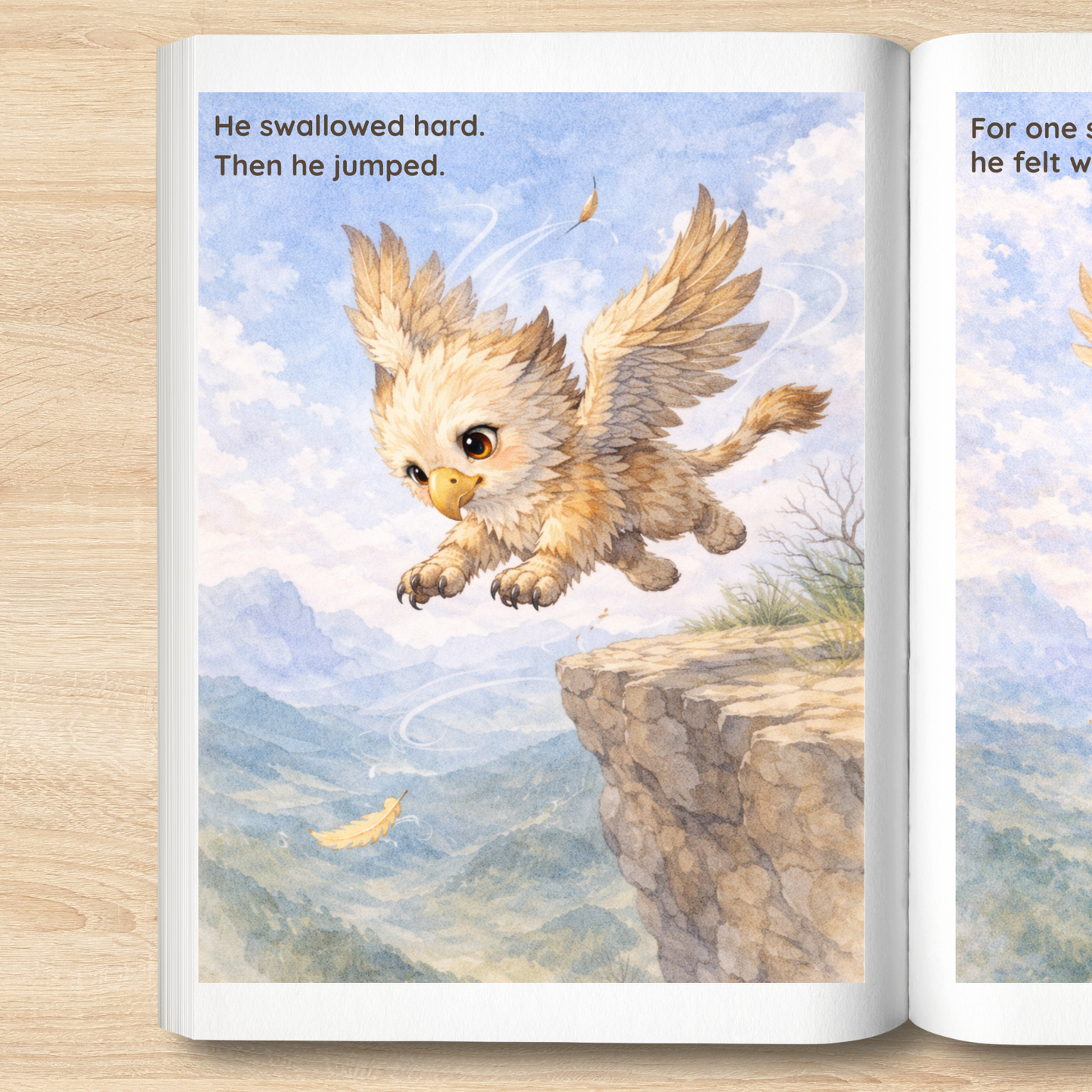The Griffin Who Feared Falling – A Gentle Story About Courage and Trying Again
