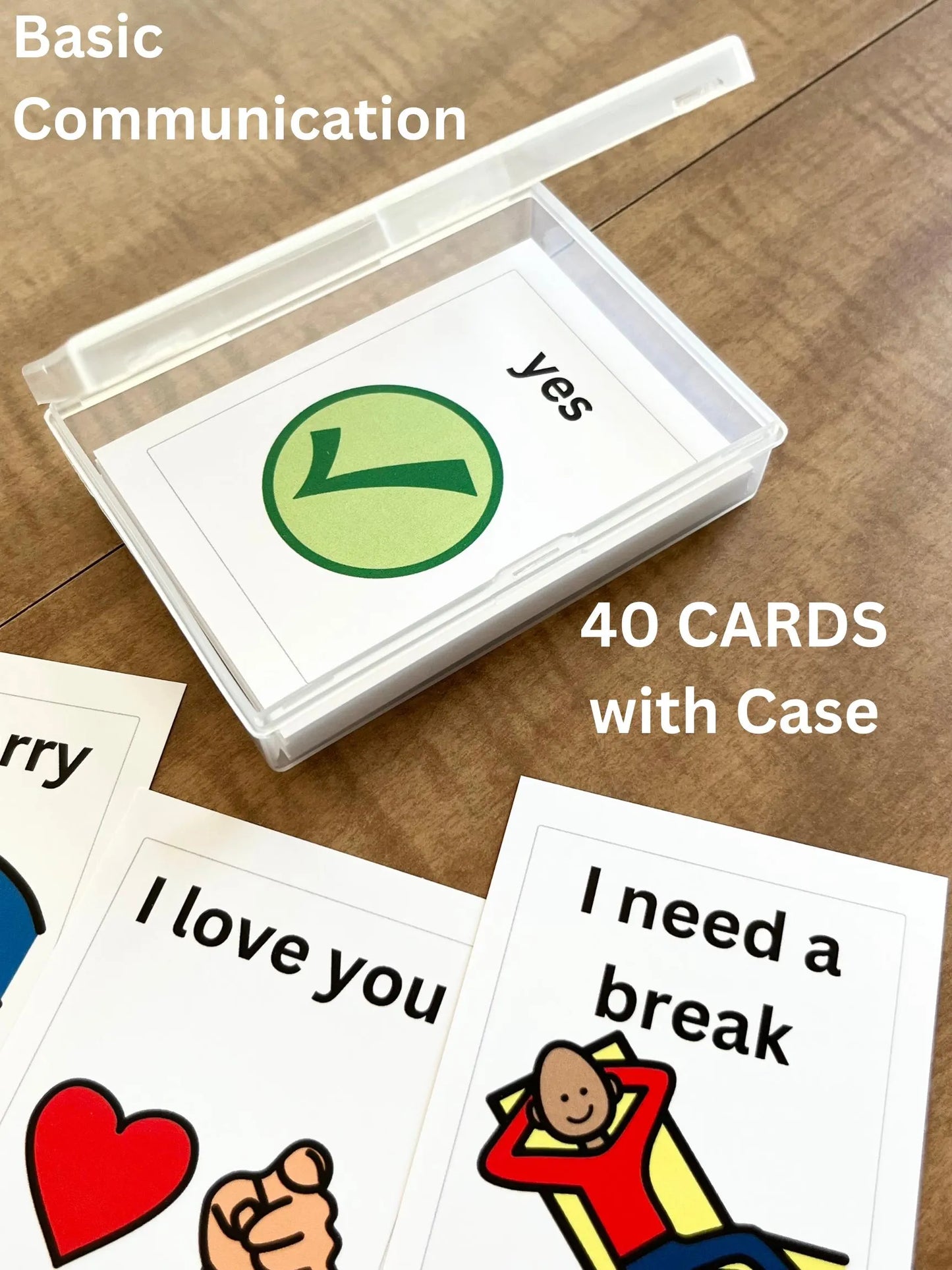 Communication Flashcards from Boardmaker, 40 count