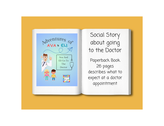 Social Story About Going to the Doctor, Children's Paperback Book