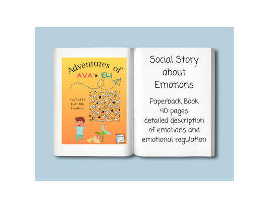 Social Story about Emotional Regulations, Children's Paperback Book