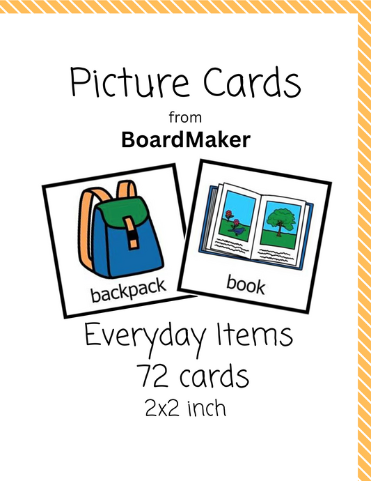 Everyday Items- picture cards, Digital Download