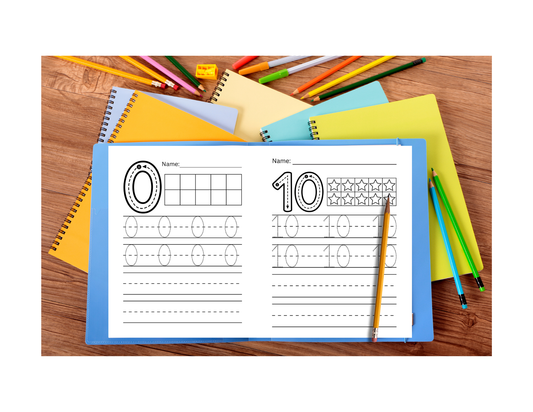 Worksheets- Numbers 0-10 Writing Practice