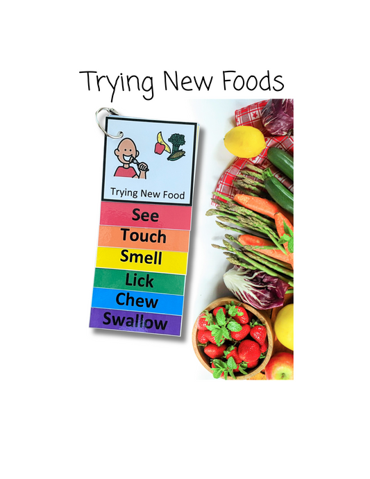 Trying New Foods Visual Aid Booklet