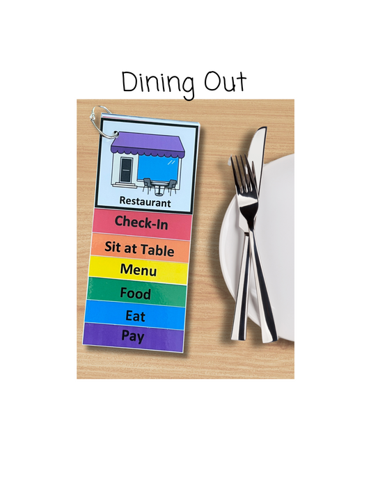 Dining Out- Restaurant Visual Aid Booklet