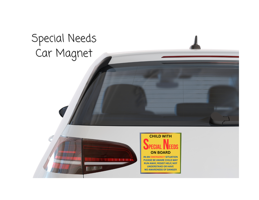 Special Needs Car Magnet