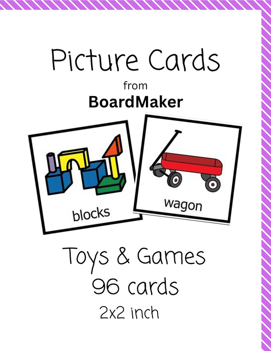Toys & Games- picture cards, Digital Download