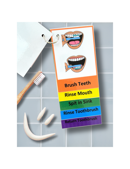 Brushing Teeth Visual Aid Booklet
