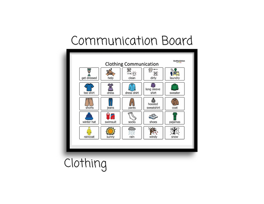 Clothing Communication Board