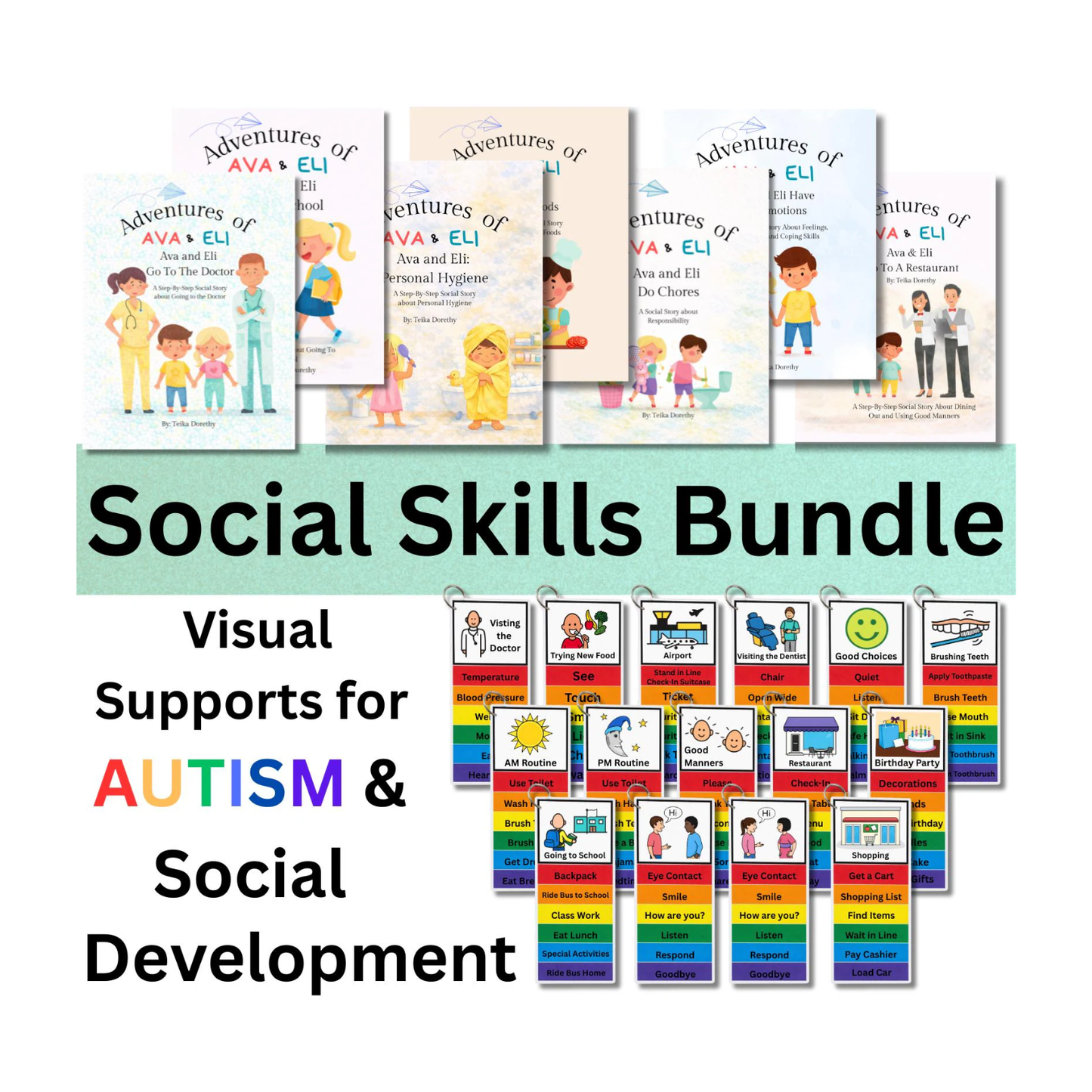 Autism Social Skills Bundle – Social Stories, Visual Supports & Activity Packs for Special Education