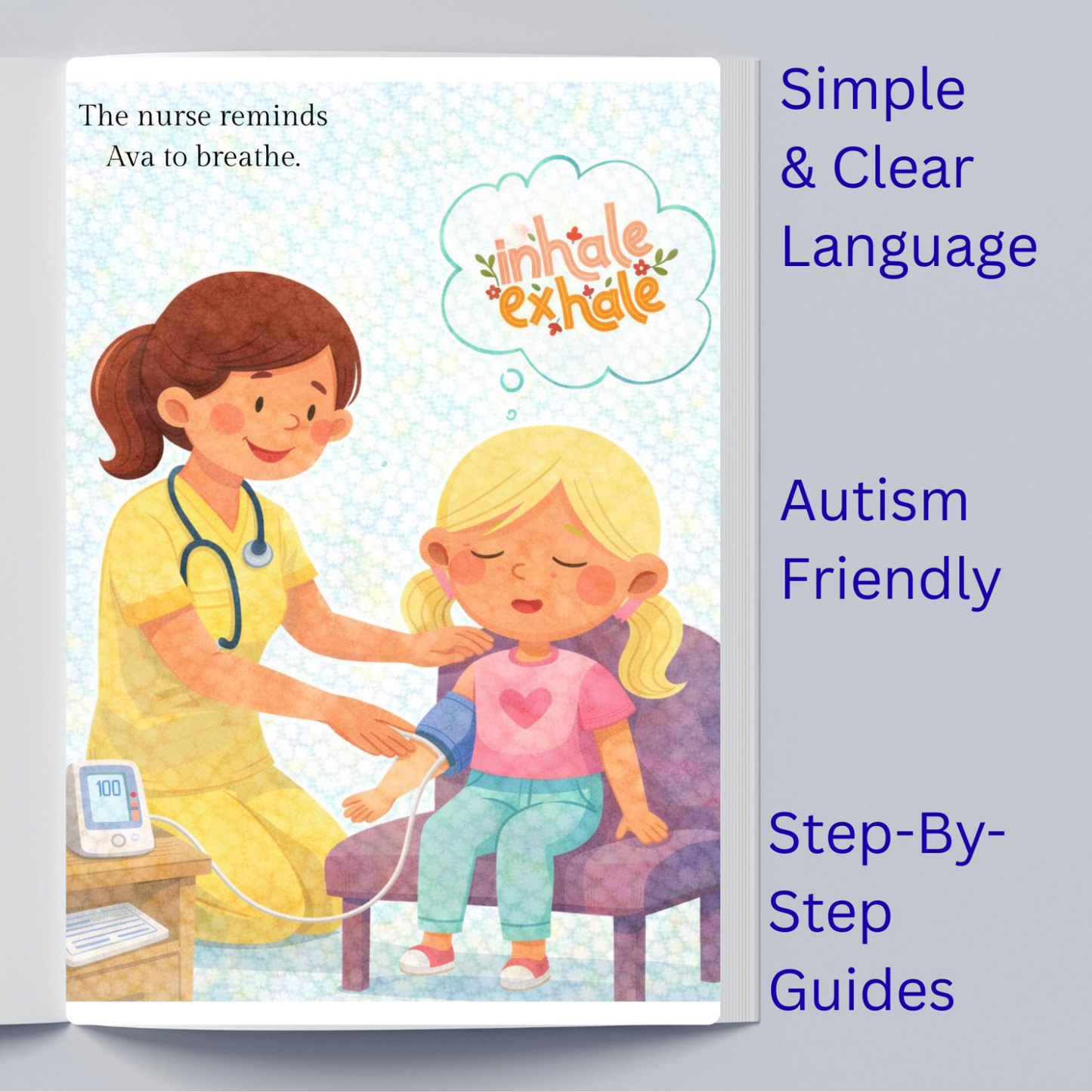 Social Story About Going To The Doctor Paperback Book and Activity Pack