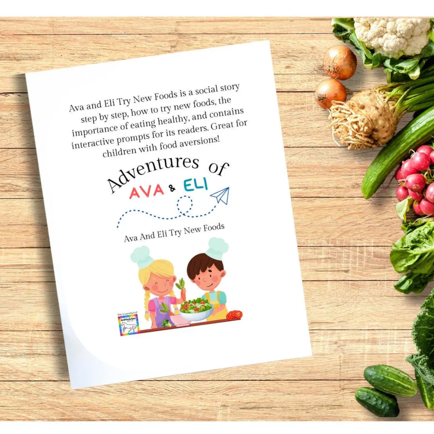 Social Story About Trying New Foods, Paperback Book and Activity Pack