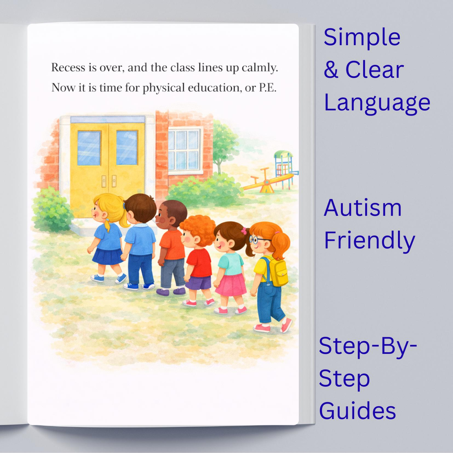 Storybook Social Story About Going to School and Activity Pack