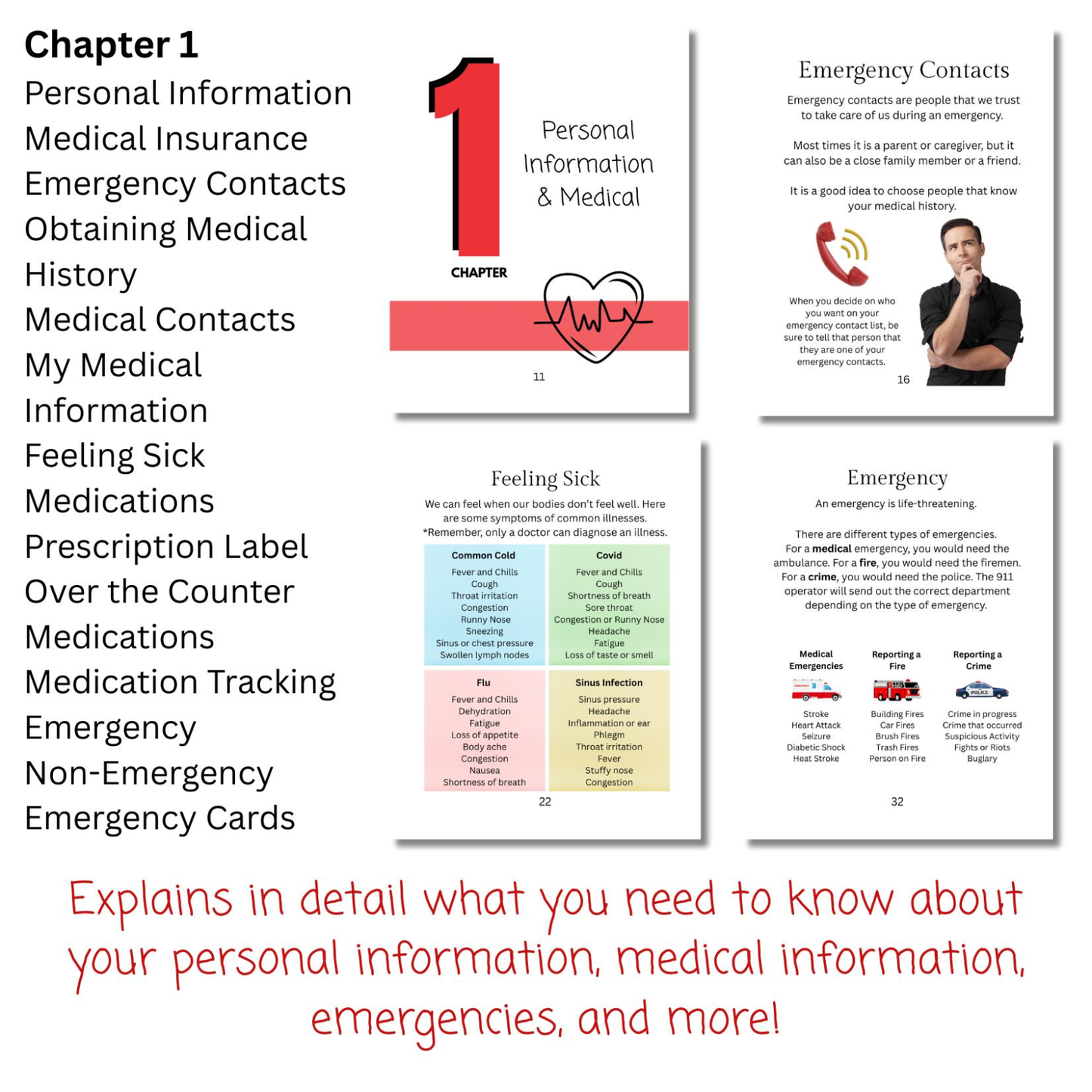 Autism Life Skills Workbook for Teen Boys & Young Adults, Independent Living Guide complete with IEP Goals for Special Needs Transition