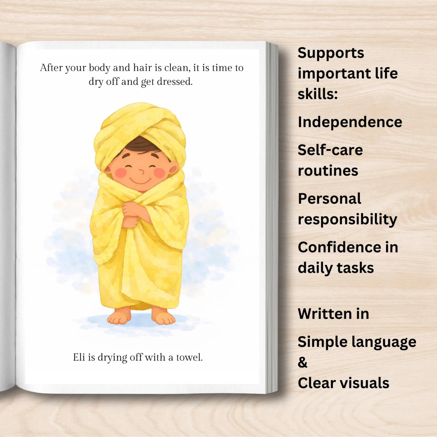 Social Story About Personal Hygiene, Children's Paperback Book