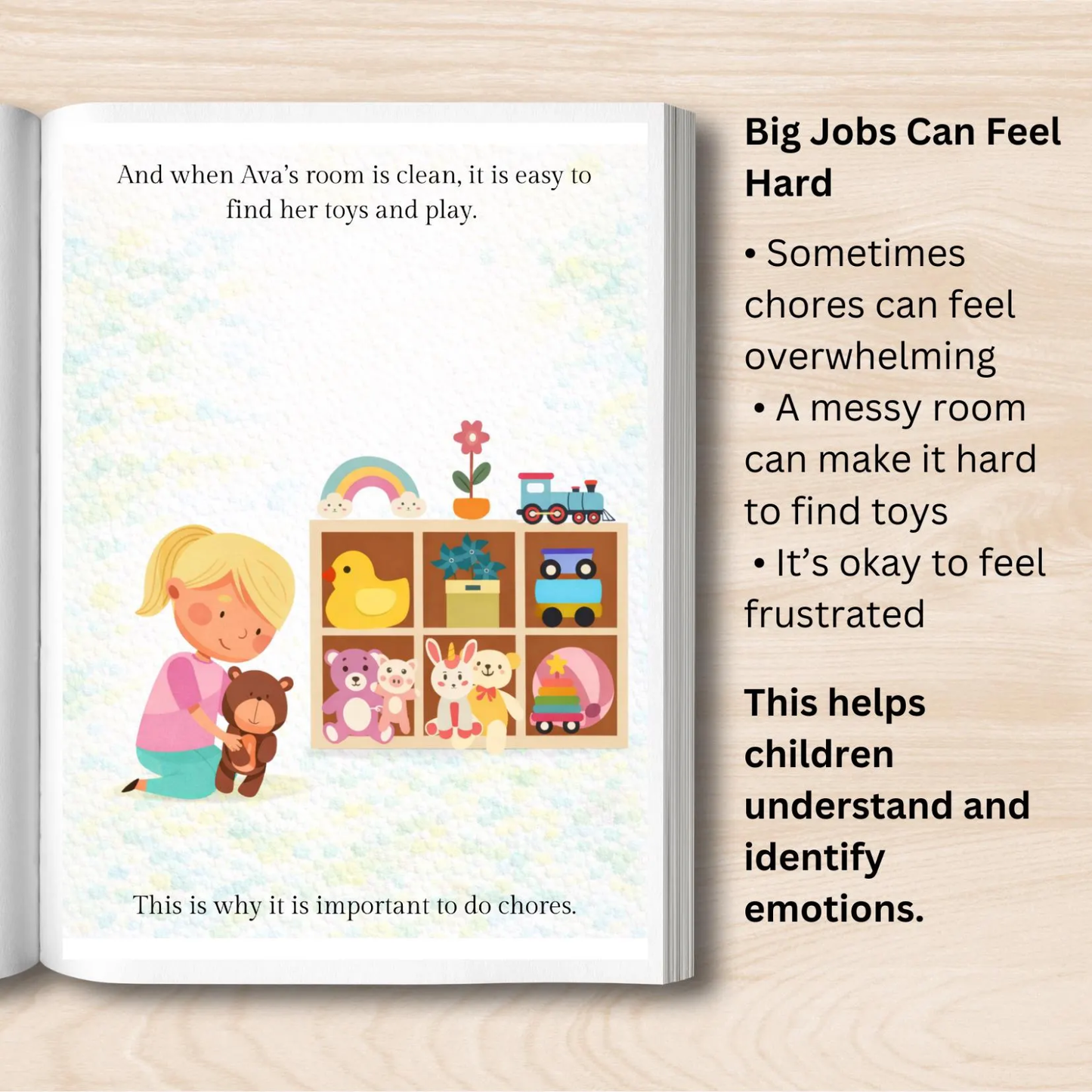 Social Story About Responsibility and Chores, Children's Paperback Book and Activity Pack