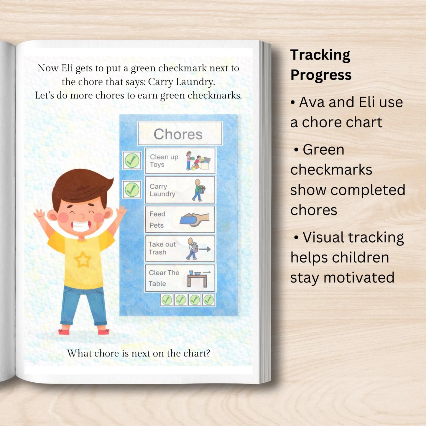 Social Story About Responsibility and Chores, Children's Paperback Book and Activity Pack