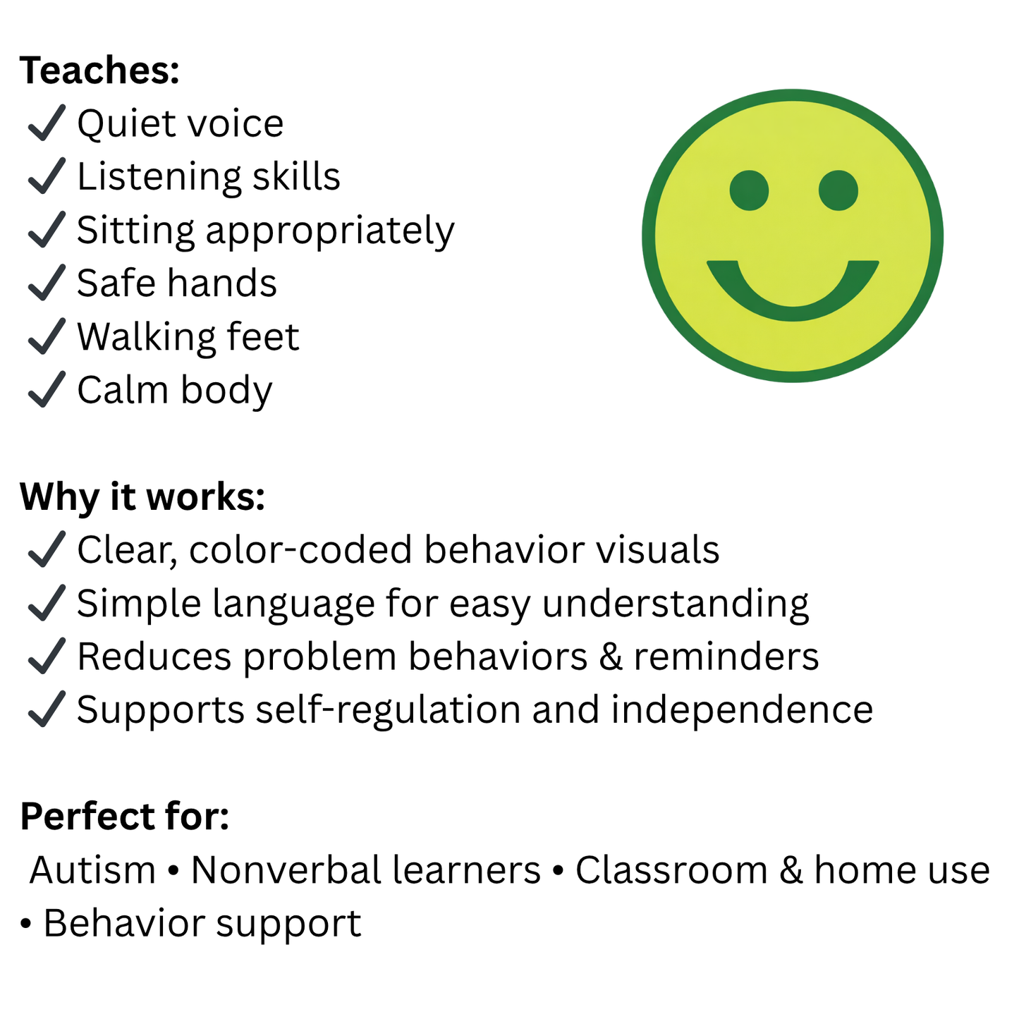Good Choices Behavior Visual Cards for Kids – Autism & Classroom Behavior Support | Calm Body, Safe Hands, Listening Skills | Boy & Girl Flip Book