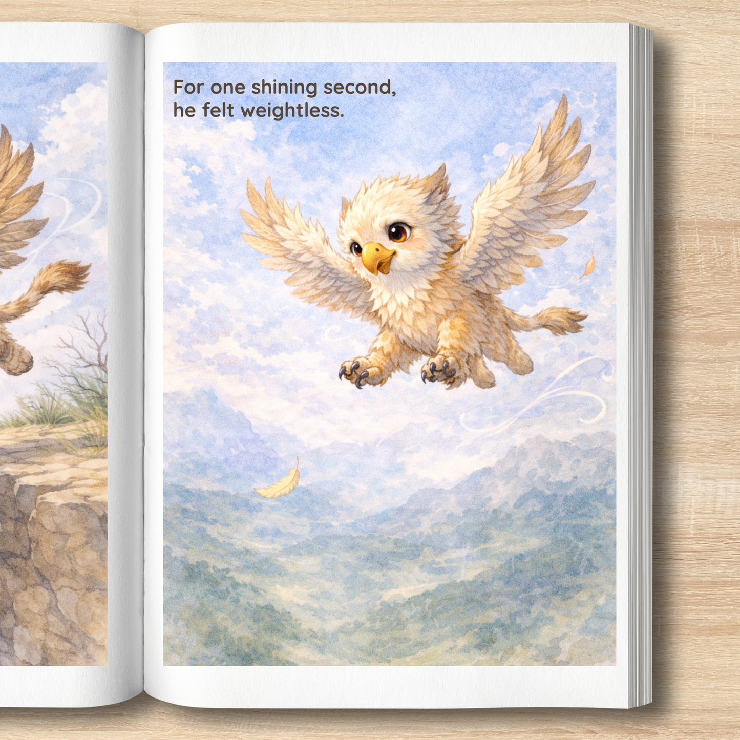 The Griffin Who Feared Falling – A Gentle Story About Courage and Trying Again