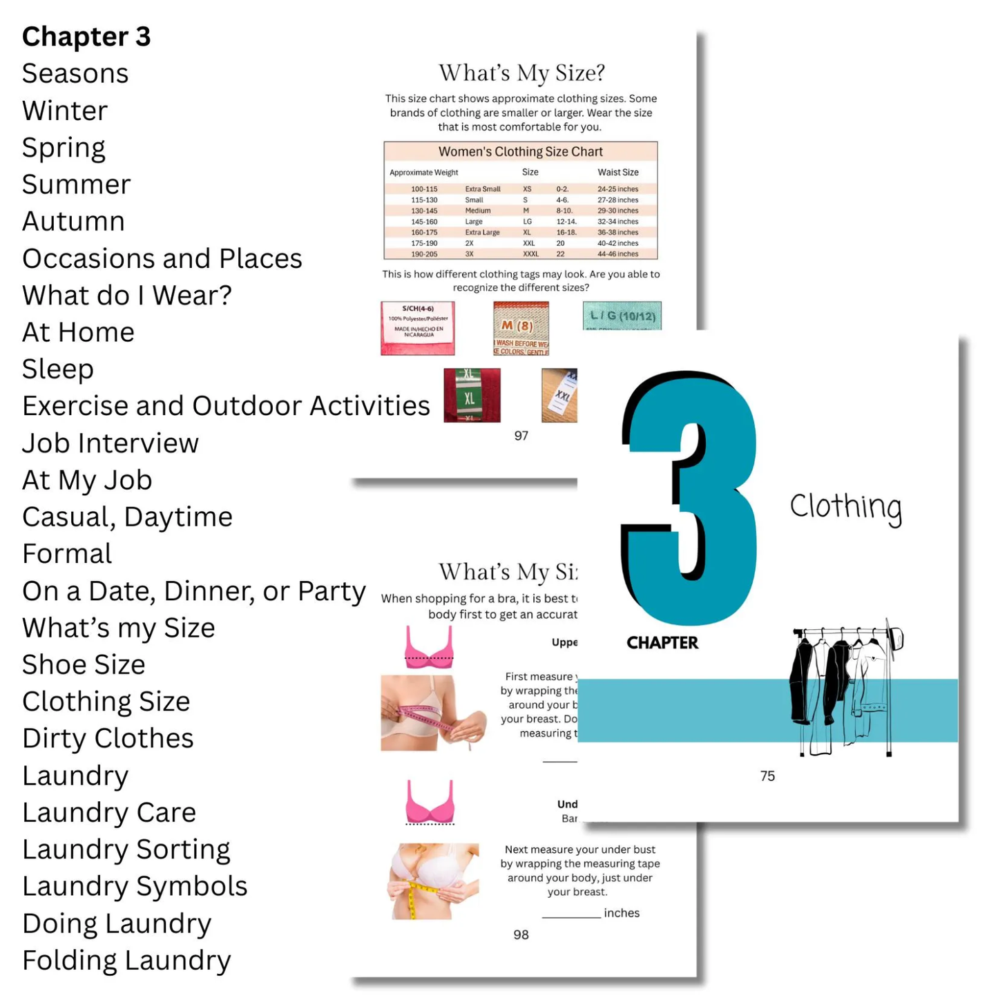 Autism Life Skills Workbook for Teen Girls & Young Adults, Independent Living Guide complete with IEP Goals for Special Needs Transition