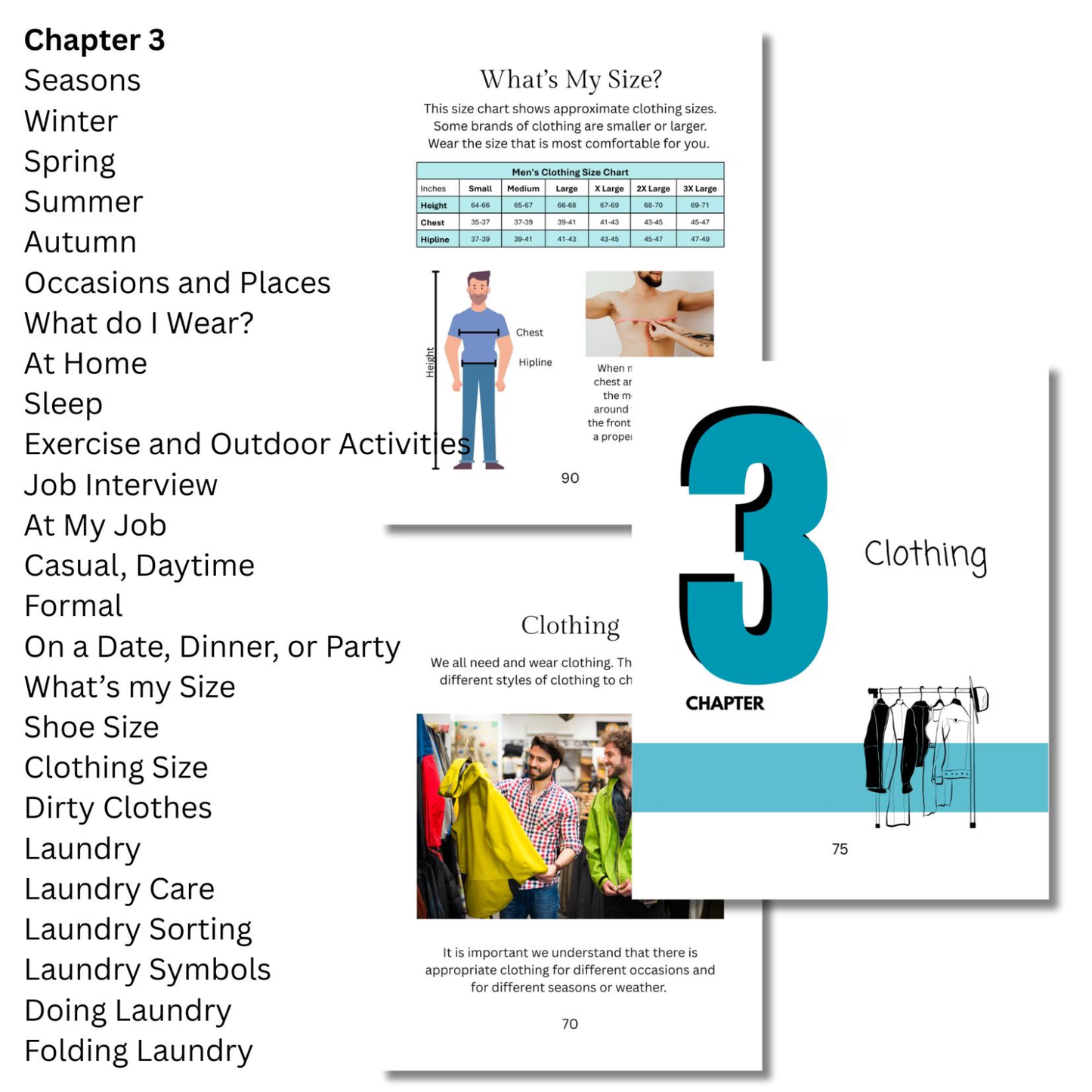 Autism Life Skills Workbook for Teen Boys & Young Adults, Independent Living Guide complete with IEP Goals for Special Needs Transition