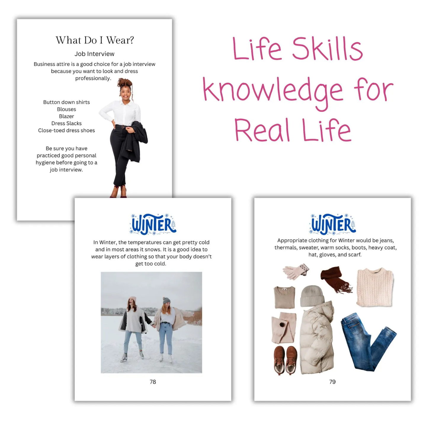 Autism Life Skills Workbook for Teen Girls & Young Adults, Independent Living Guide complete with IEP Goals for Special Needs Transition