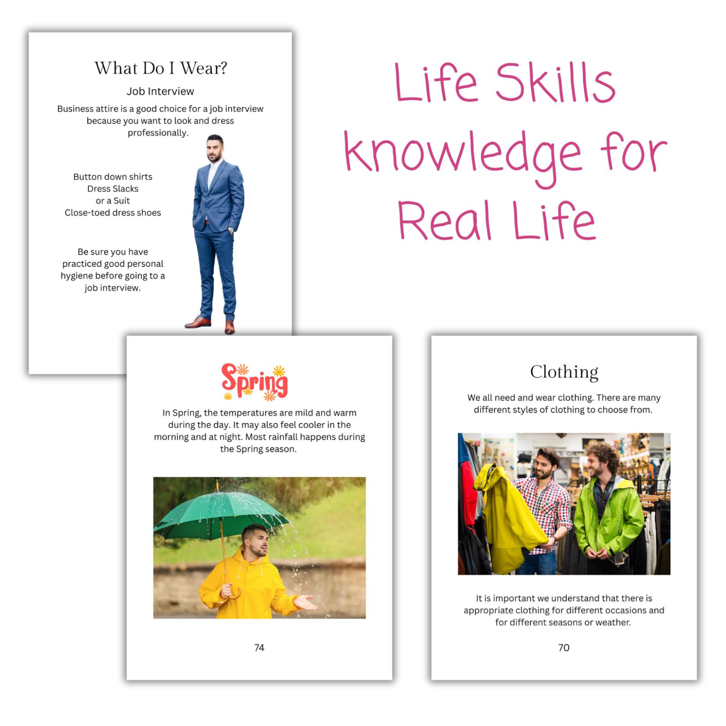 Autism Life Skills Workbook for Teen Boys & Young Adults, Independent Living Guide complete with IEP Goals for Special Needs Transition